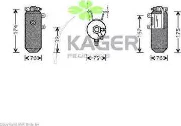 Kager 945495 - Осушувач, кондиціонер autozip.com.ua