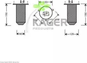 Kager 94-5055 - Осушувач, кондиціонер autozip.com.ua