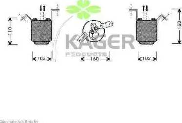 Kager 945056 - Осушувач, кондиціонер autozip.com.ua