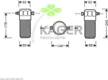 Kager 945019 - Осушувач, кондиціонер autozip.com.ua