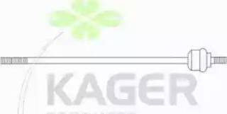 Kager 410929 - Осьовий шарнір, рульова тяга autozip.com.ua