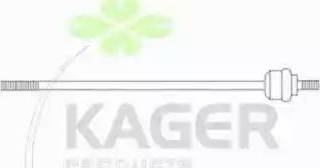 Kager 410928 - Осьовий шарнір, рульова тяга autozip.com.ua