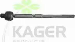 Kager 410555 - Осьовий шарнір, рульова тяга autozip.com.ua