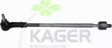 Kager 410888 - Наконечник рульової тяги, кульовий шарнір autozip.com.ua