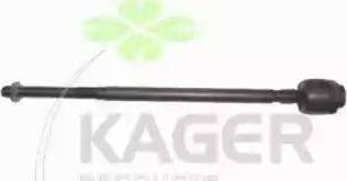 Kager 410384 - Осьовий шарнір, рульова тяга autozip.com.ua