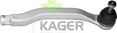 Kager 430180 - Наконечник рульової тяги, кульовий шарнір autozip.com.ua