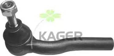 Kager 430263 - Наконечник рульової тяги, кульовий шарнір autozip.com.ua