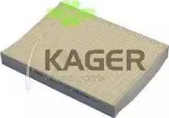 Kager 09-0051 - Фільтр, повітря у внутрішній простір autozip.com.ua