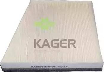 Kager 09-0176 - Фільтр, повітря у внутрішній простір autozip.com.ua