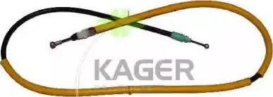 Kager 19-6432 - Трос, гальмівна система autozip.com.ua