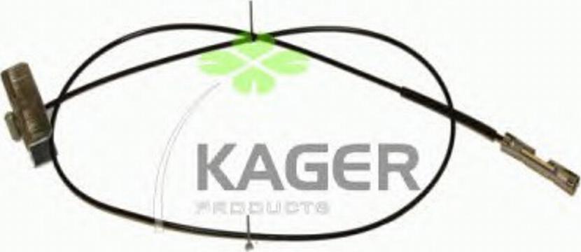 Kager 191652 - Гальмівні колодки, дискові гальма autozip.com.ua