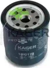 Kager 10-0174 - Масляний фільтр autozip.com.ua