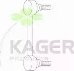 Kager 850550 - Тяга / стійка, стабілізатор autozip.com.ua