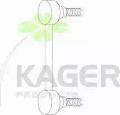 Kager 850650 - Тяга / стійка, стабілізатор autozip.com.ua