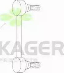 Kager 850198 - Тяга / стійка, стабілізатор autozip.com.ua