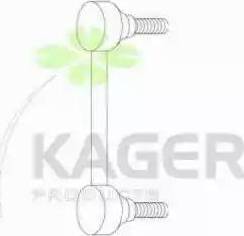 Kager 850280 - Тяга / стійка, стабілізатор autozip.com.ua