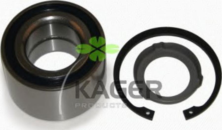 Kager 83-0487 - Комплект підшипника маточини колеса autozip.com.ua