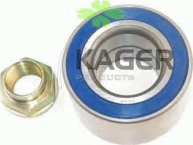 Kager 830019 - Комплект підшипника маточини колеса autozip.com.ua