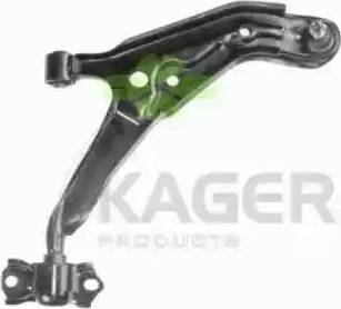 Kager 870544 - Сайлентблок, важеля підвіски колеса autozip.com.ua