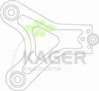 Kager 870547 - Важіль незалежної підвіски колеса autozip.com.ua