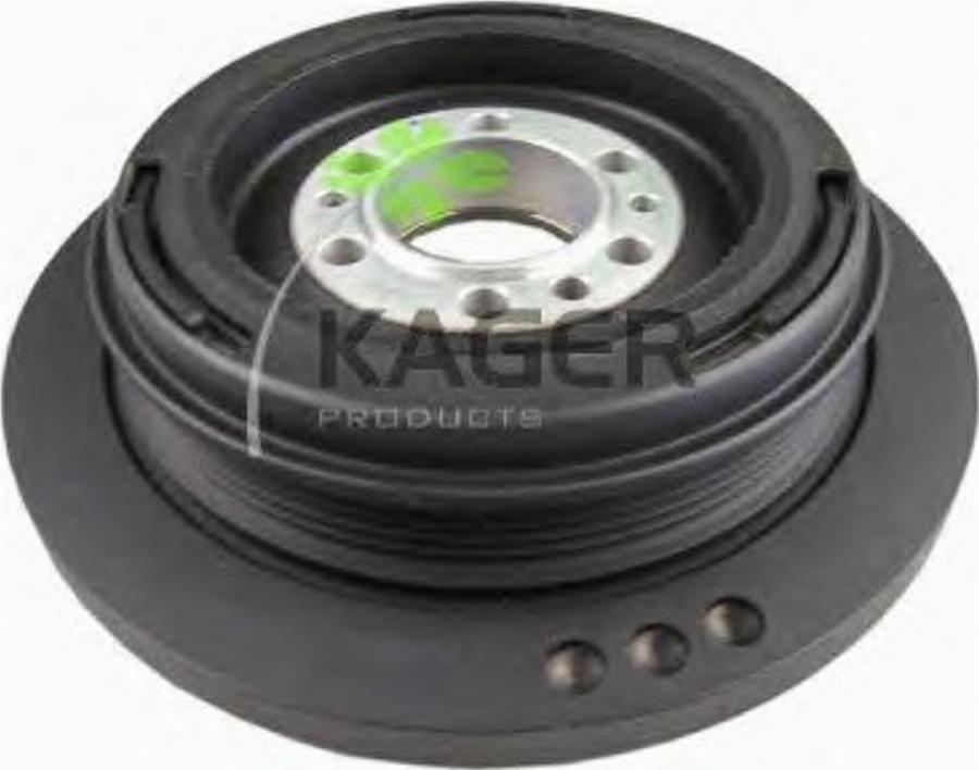 Kager 270526 - Ремінний шків, колінчастий вал autozip.com.ua