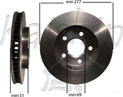 Kaishin CBR055 - Гальмівний диск autozip.com.ua