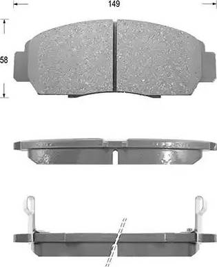 Icer 181543-230 - Гальмівні колодки, дискові гальма autozip.com.ua