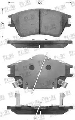 Kaishin D10060 - Гальмівні колодки, дискові гальма autozip.com.ua