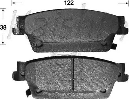 Kaishin D10143 - Гальмівні колодки, дискові гальма autozip.com.ua