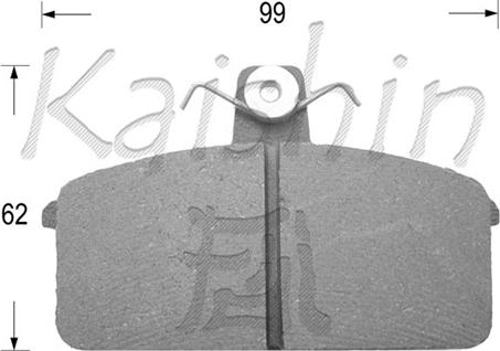 Kaishin FK9056 - Гальмівні колодки, дискові гальма autozip.com.ua