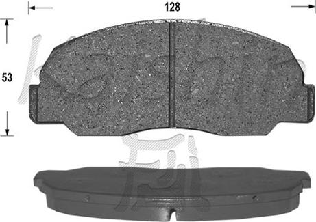 Kaishin FK3015 - Гальмівні колодки, дискові гальма autozip.com.ua