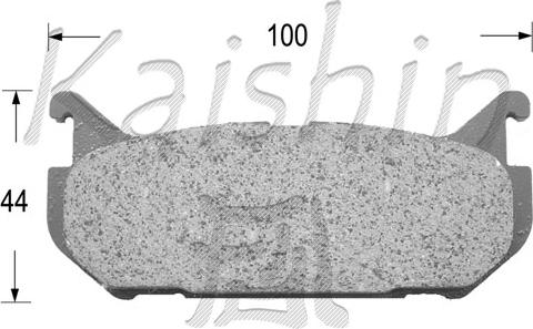 Kaishin FK3083 - Гальмівні колодки, дискові гальма autozip.com.ua
