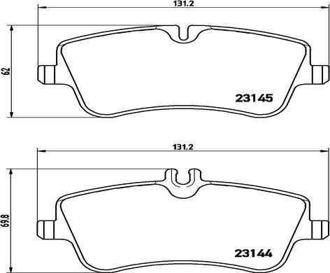 Kaishin FK20054 - Гальмівні колодки, дискові гальма autozip.com.ua