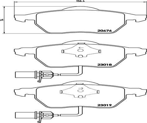 Kaishin FK20051 - Гальмівні колодки, дискові гальма autozip.com.ua