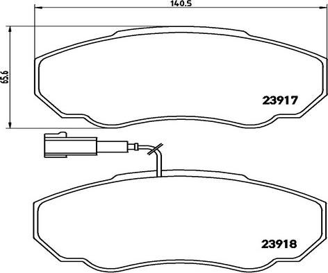 Kaishin FK20057 - Гальмівні колодки, дискові гальма autozip.com.ua