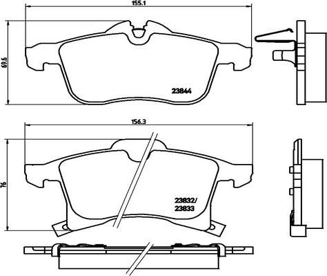 Kaishin FK20014 - Гальмівні колодки, дискові гальма autozip.com.ua