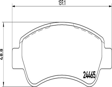 Kaishin FK20016 - Гальмівні колодки, дискові гальма autozip.com.ua