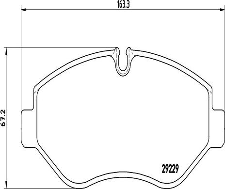 Kaishin FK20035 - Гальмівні колодки, дискові гальма autozip.com.ua