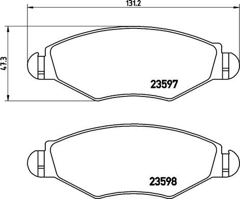 Kaishin FK20025 - Гальмівні колодки, дискові гальма autozip.com.ua