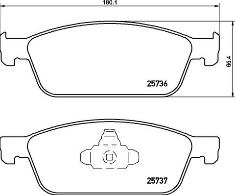 Kaishin FK20075 - Гальмівні колодки, дискові гальма autozip.com.ua