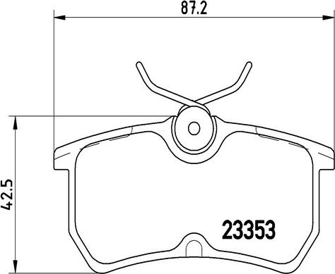 Kaishin FK20072 - Гальмівні колодки, дискові гальма autozip.com.ua