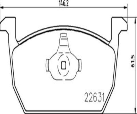 Kaishin FK20185 - Гальмівні колодки, дискові гальма autozip.com.ua