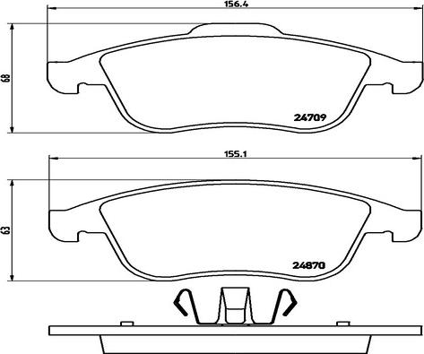 Kaishin FK20182 - Гальмівні колодки, дискові гальма autozip.com.ua