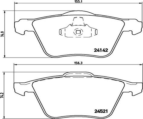 Kaishin FK20129 - Гальмівні колодки, дискові гальма autozip.com.ua