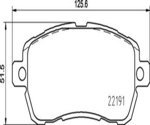 Kaishin FK20174 - Гальмівні колодки, дискові гальма autozip.com.ua