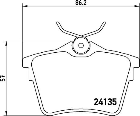 Kaishin FK20316 - Гальмівні колодки, дискові гальма autozip.com.ua