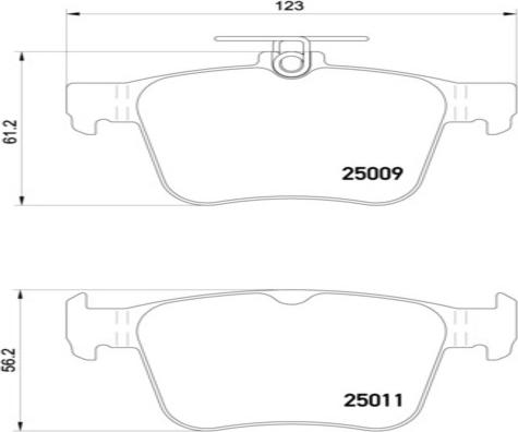 Kaishin FK20258 - Гальмівні колодки, дискові гальма autozip.com.ua