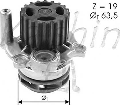 Kaishin WPK380 - Водяний насос autozip.com.ua