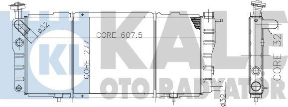 KALE OTO RADYATÖR 137800 - Радіатор, охолодження двигуна autozip.com.ua