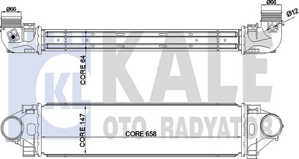 KALE OTO RADYATÖR 344930 - Интеркулер autozip.com.ua